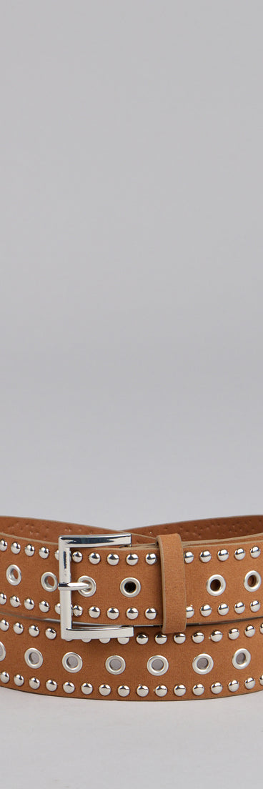 Dose Of Attitude Faux Suede Belt