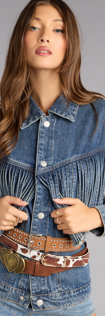 Style your vibe in seconds with the Dose Of Attitude Faux Suede Belt in cognac, a fashion accessories essential that completes any outfit with ease.