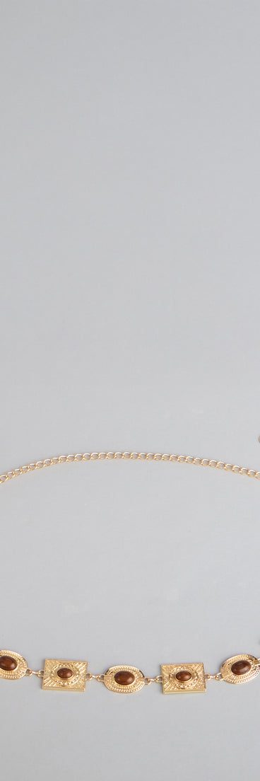 Western Edge Concho Chain Belt