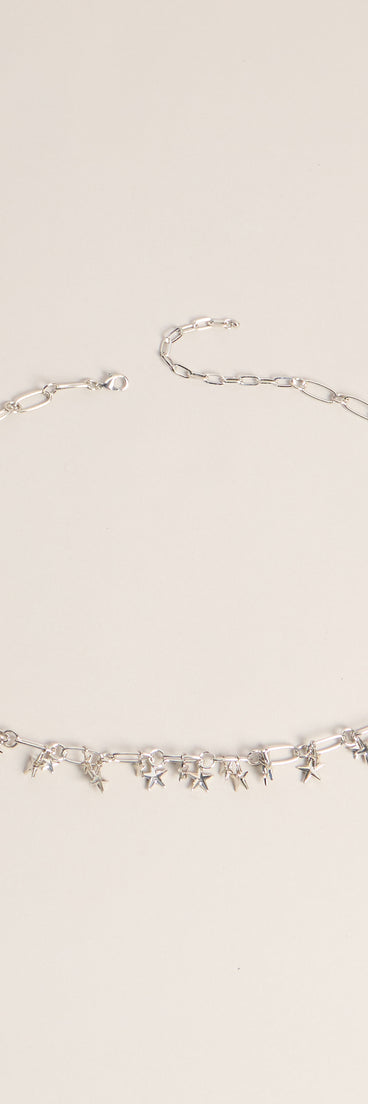 Wish On It Star Chain Belt