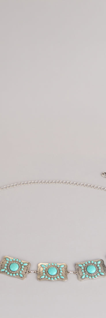 Desert Glow Concho Chain Belt