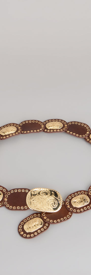 Desert Dream Oval Medallion Belt