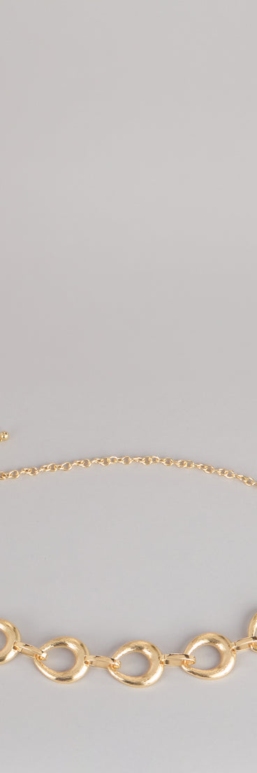 Cool Girl Chunky Chain-Link Belt