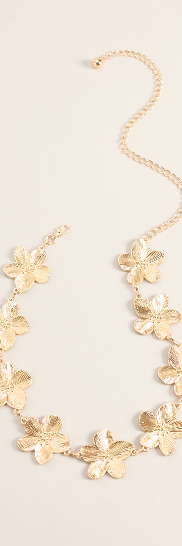 Lei It On Me Flower Chain Belt