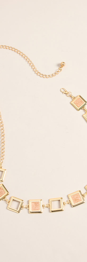 Finishing Touch Square Link Belt