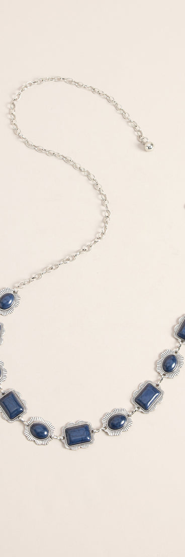 Canyon Charm Stone Chain Belt