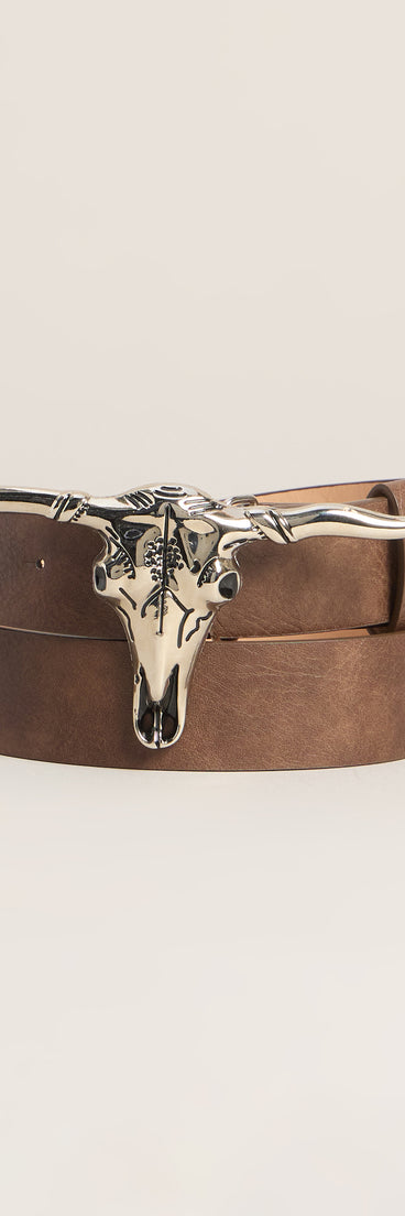 Desert Plans Longhorn Buckle Belt
