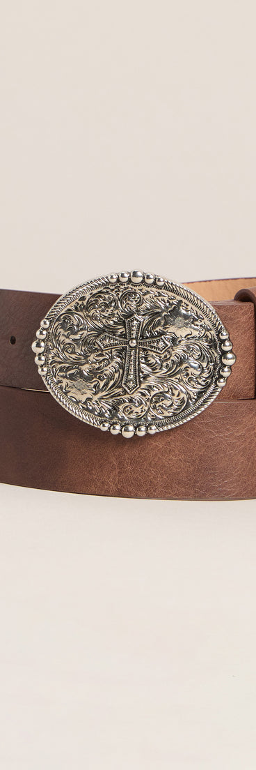 Out Late Western Buckle Belt