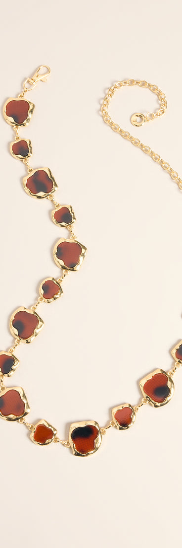 Worth the Link Resin Chain Belt