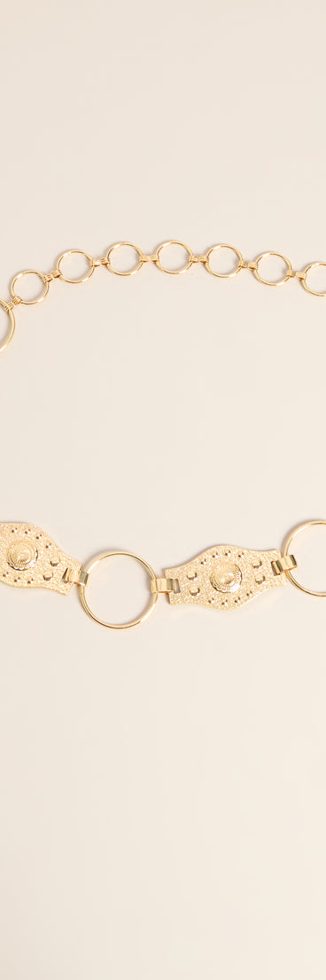 Chain Reaction O-Ring Concho Belt