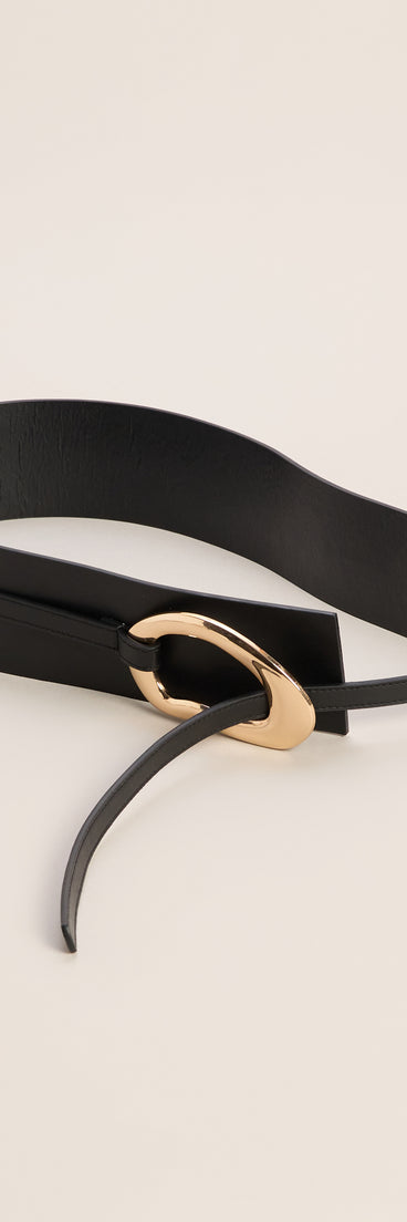 Chic Definition Double-Strap Faux Leather Belt