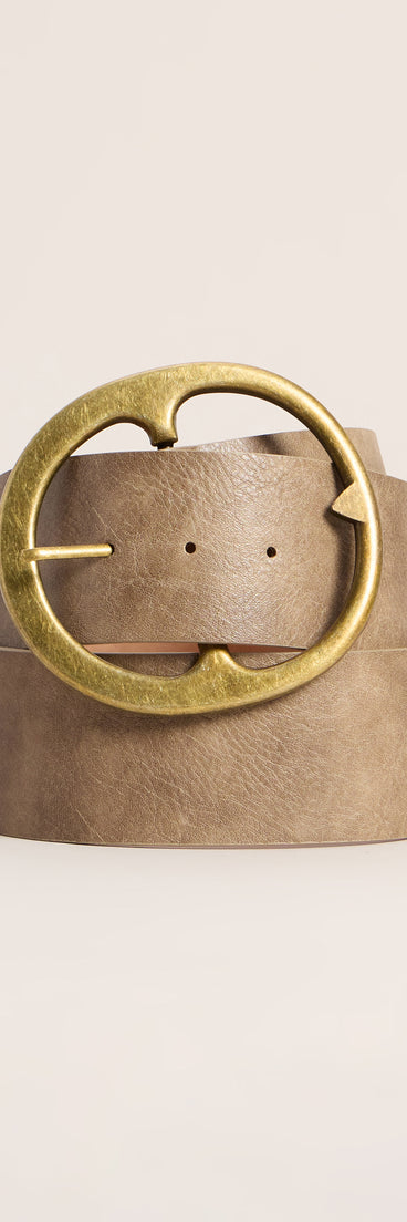 Chic Cinch Faux Leather Belt