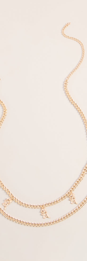 Bold Movement Dragon Charm Chain Belt