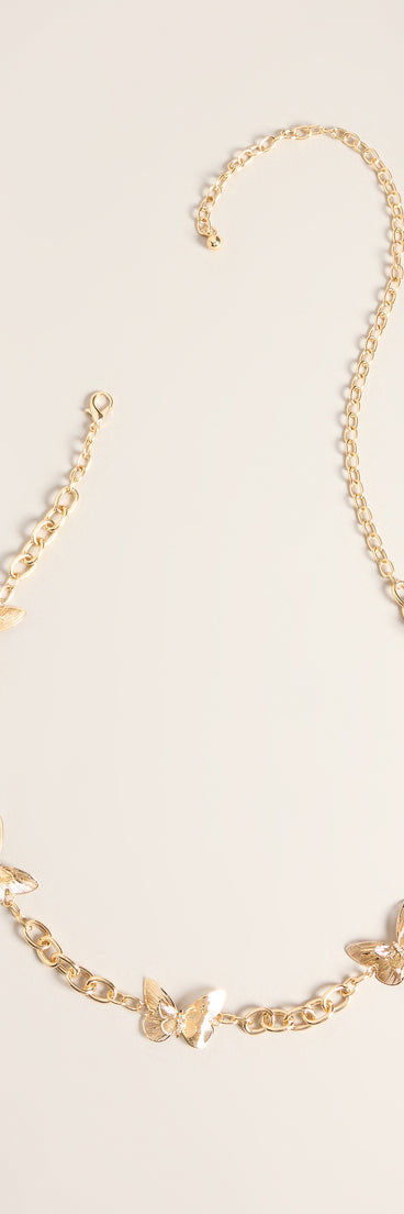 Butterfly Effect Charm Chain Belt