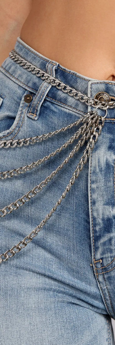 5 Row Swag Chain Belt
