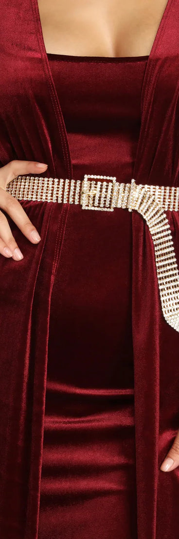 Precious Dainty Rhinestone Belt