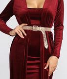 Precious Dainty Rhinestone Belt