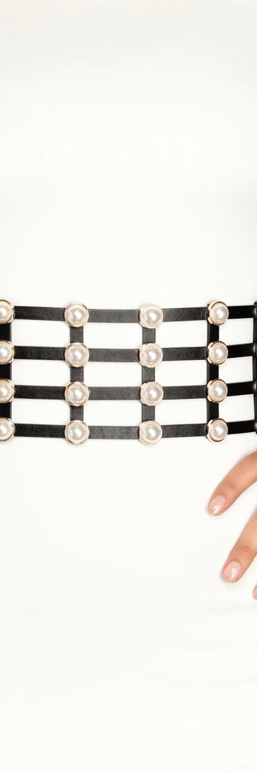 Posh Pearl Caged Corset