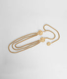 Born A Lion Chain-link Belt