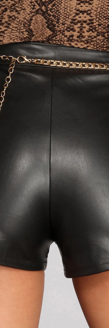 Triple Threat Layered Chain Swag Belt