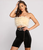 Double O-Ring Rhinestone Chain Belt