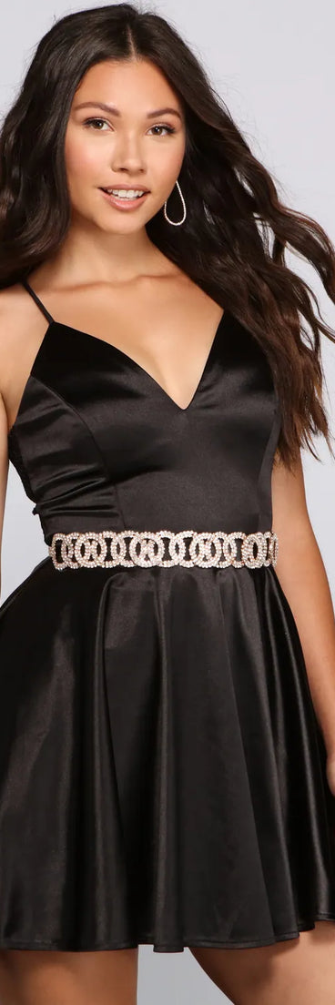 Reign The Night Rhinestone Belt