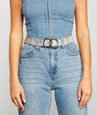 Glitzy Babe Rhinestone Belt