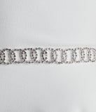 Loops Of Luxe Rhinestone Belt
