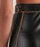 Rings Of Glam Rhinestone Belt