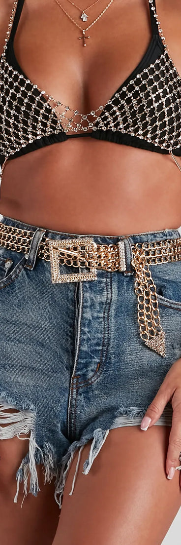 Boho Glam Statement Chain Belt