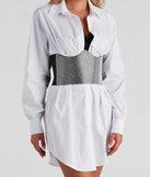 Edgy-Glam Rhinestone Corset Belt