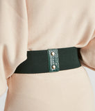 Style Secured Faux Leather Corset Belt