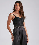 Trendsetting Moves Rhinestone Chain Belt