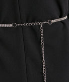 Enchanting Glamour Rhinestone Butterfly Belt