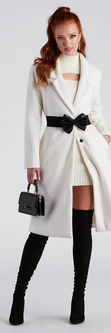 Glam Perfection Rhinestone Bow Belt