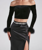 Here For Sparkle Faux Pearl Rhinestone Belt