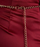 Statement Maker Layered Chain Belt