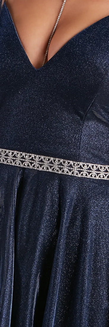 Beautiful Elegance Rhinestone Tie Belt