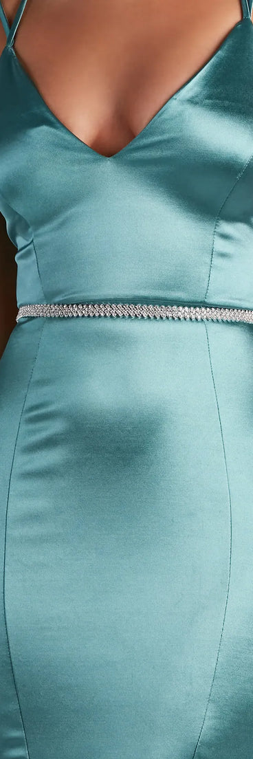 Always Classy Rhinestone Belt