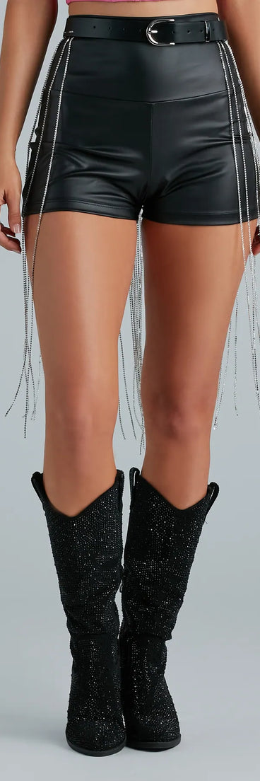 Fabulous Glam Rhinestone Fringe Belt