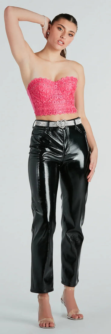 Glam Heartbreaker Rhinestone Belt