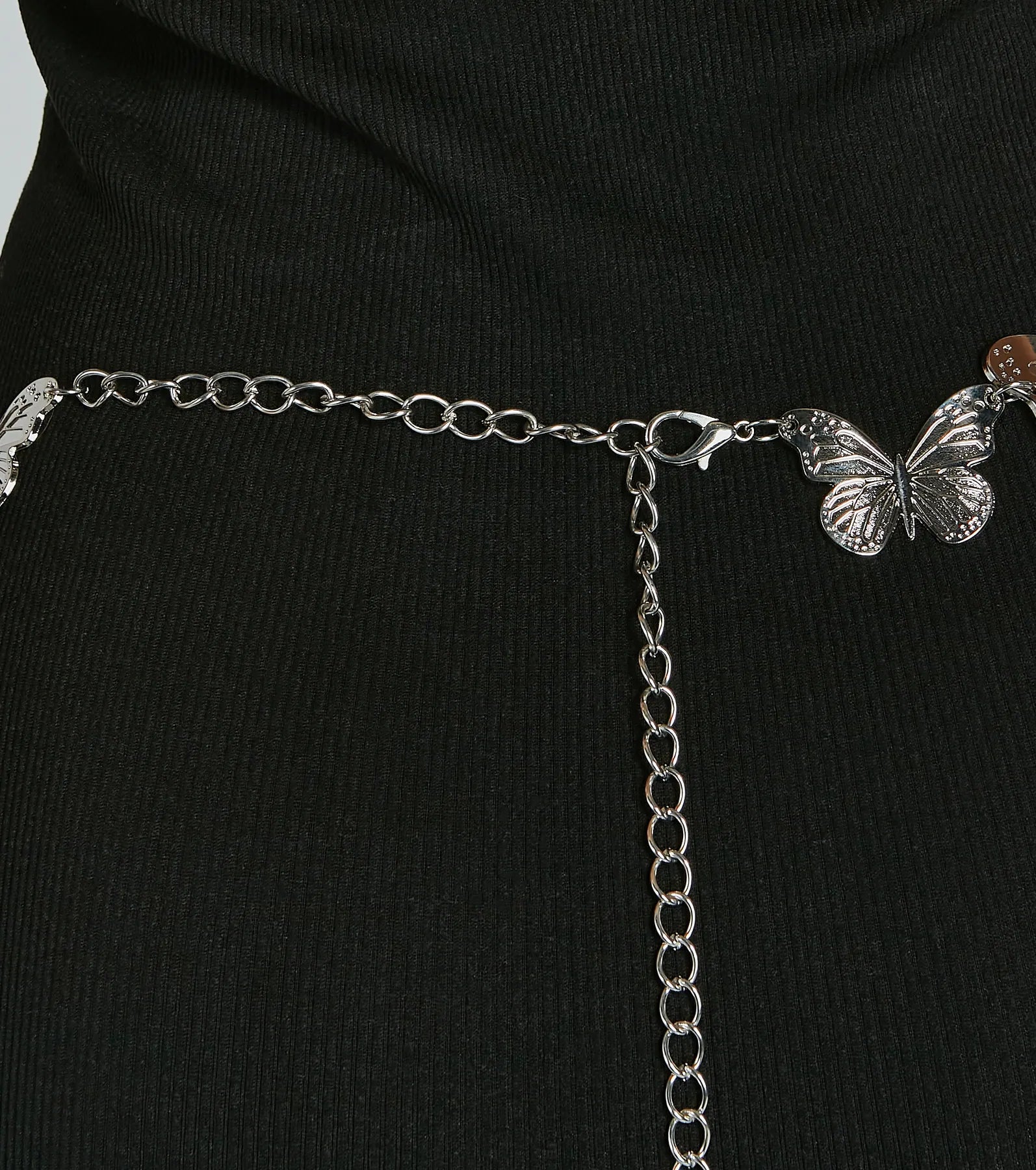 BUTTERFLY CHAIN BELT 340T チェーンベルト 蝶 y2k BUTTERFLY CHAIN BELT 340T チェーンベルト 蝶 y2k