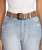 Suede Waisted Belt