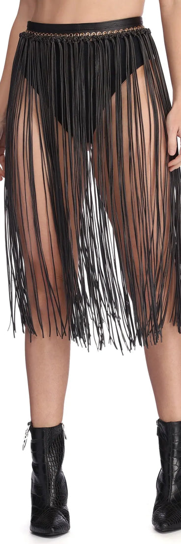 Living On The Fringe Skirt