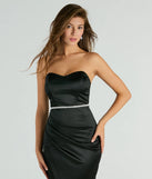 Luxe Sheen Dainty Pearl And Rhinestone Belt