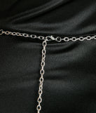 Luxe Sheen Dainty Pearl And Rhinestone Belt