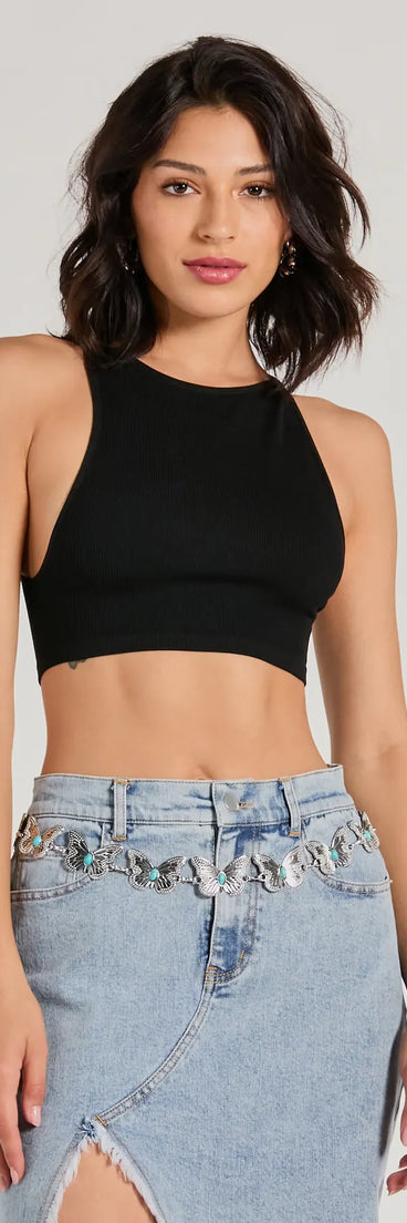 Western Chic Butterfly Chain Belt