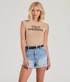 Lasso Up Western Faux Leather Studded Belt