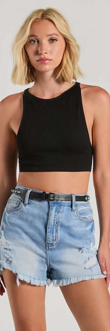 Trip To The West Stone Faux Leather Western Belt