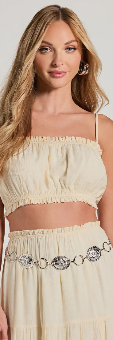 
Upgrade your style game for 2025 with the Glam Rhinestone Statement Western Concho Belt in silver, perfect for any fashion-forward wardrobe.